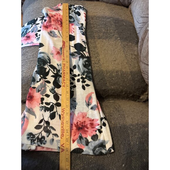 Rebecca Malone Womns XL Floral Zip Front Lightweight Cardigan Sweater Career NWT - Picture 7 of 7